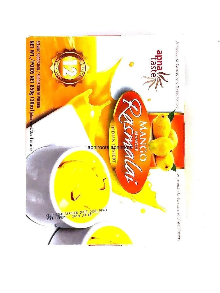  APNA TAST E MANGO RASMALAI 12PC 